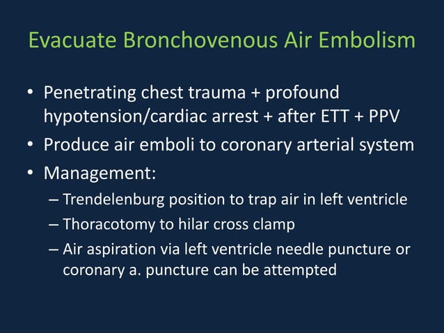 Pearls of Emergency Department Thoracotomy | PPTX