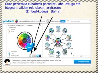 Gure perletako zuhaitzak partekatu ahal ditugu eta
blogean, wikian edo sitean, argitaratu     
                     (Embed-kodea)   (Url-a)
 