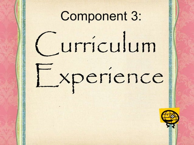 Components Of Curriculum components-of-curriculum