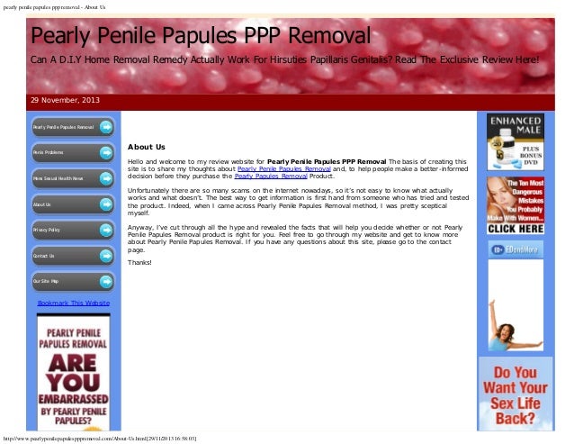 Curable is ppp Pearly Penile