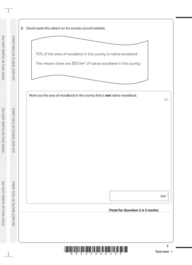 Pearson Edexcel Functional Skills Maths Level 2 Paper Calculator 2019