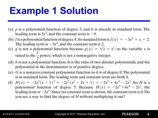 Copyright © 2017 Pearson Education, Ltd. 6
Example 1 Solution
 