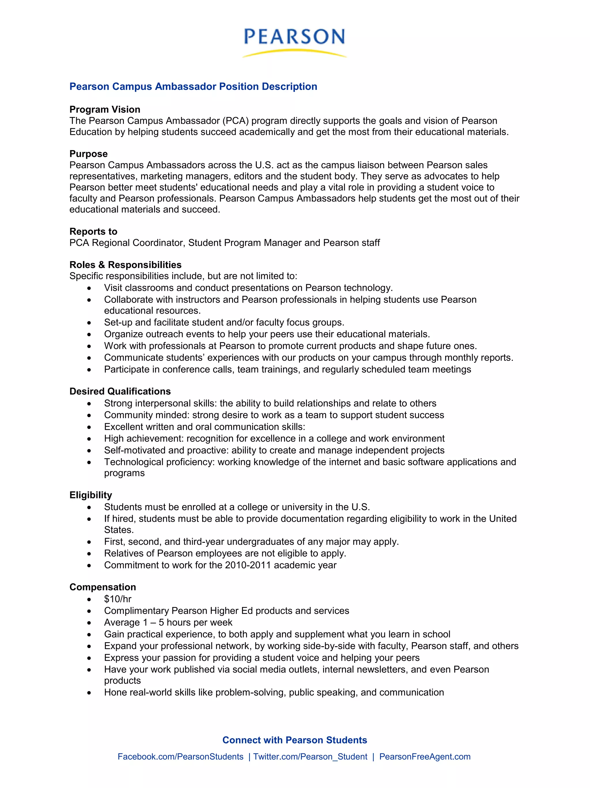pearson-campus-ambassador-job-description-pdf