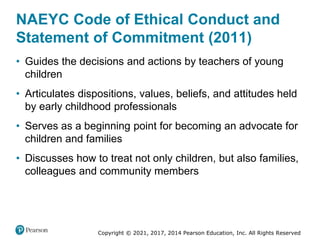 Naeyc Code PEARSON CHAPTER 1 CHILD WELL BEING.pptx