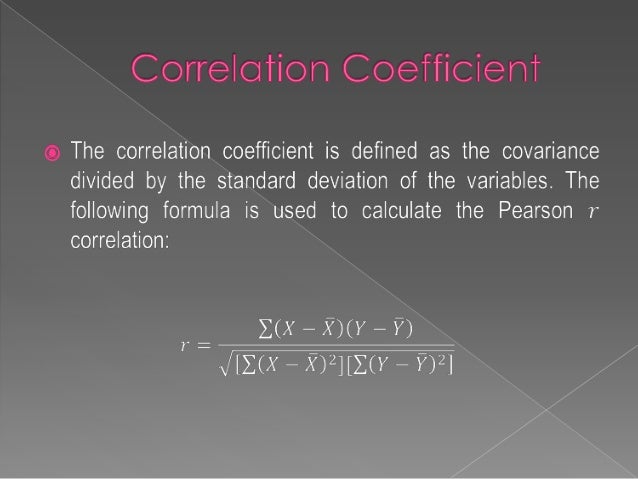 Pearson Product Moment Correlation