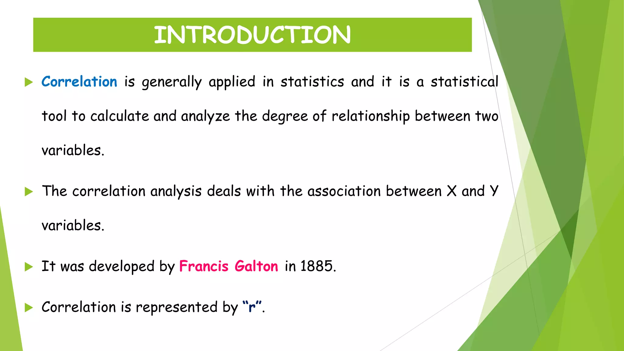 Pearson's correlation | PPTX