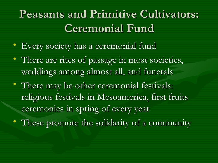 Peasant Society