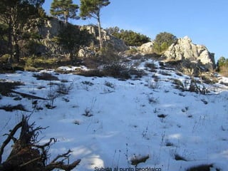 Subida al punto geodésico 