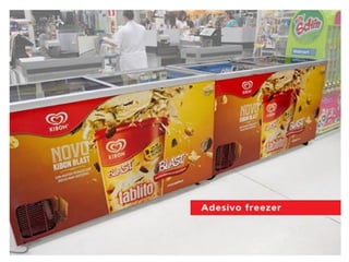 Peças merchandising kibon