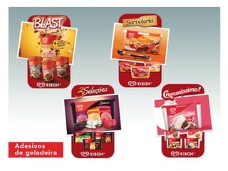 Peças merchandising kibon