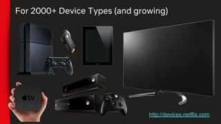 For 2000+ Device Types (and growing)
http://devices.netflix.com
 