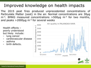 Benefits, burdens and solutions to Indonesian Peatland Fires