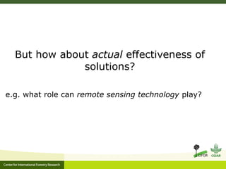 Benefits, burdens and solutions to Indonesian Peatland Fires