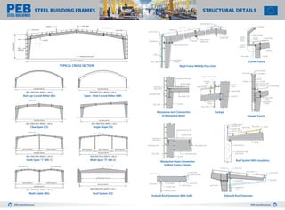 Struts Ridge Member PEB Steel Buildings Brochure in english, nhà thép tiền chế PEB Steel | PDF