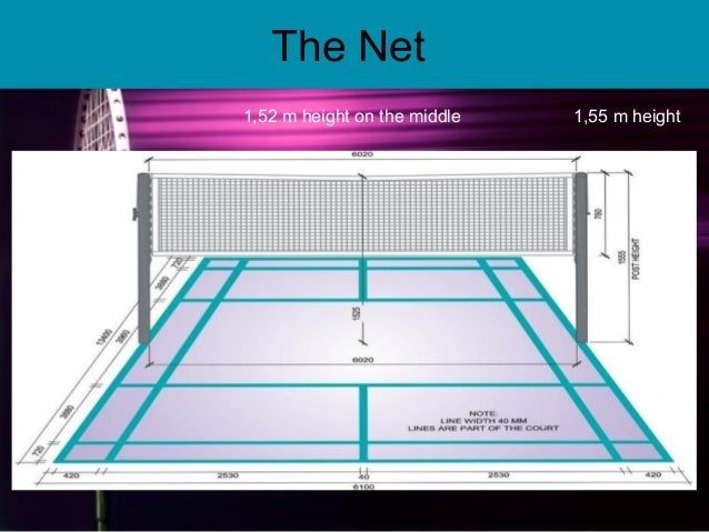 badminton net height