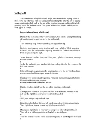 "Volleyball Serving Strategies, Why Volleyball Serve Is So Important." Best Conditioning Volleyball Drills, Skills, Strategies with Rules. Web. 12 Oct. 2010. <http://www.strength-and-power-for-volleyball.com/volleyball-serving.html>.