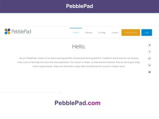 18
PebblePad
PebblePad.com
 