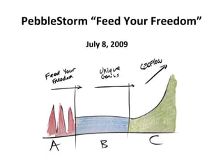 PebbleStorm “Feed Your Freedom”
           July 8, 2009
 