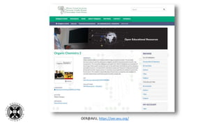 OER@AVU, https://oer.avu.org/
 