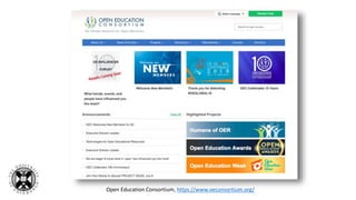 Open Education Consortium, https://www.oeconsortium.org/
 