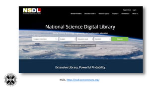 NSDL, https://nsdl.oercommons.org/
 