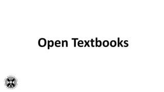 Open Textbooks
 