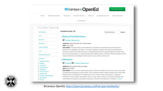 BCcampus OpenEd, https://open.bccampus.ca/find-open-textbooks/
 