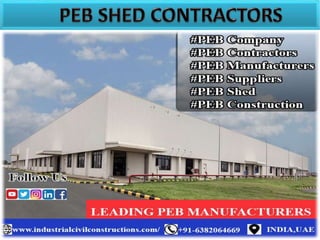 PEB Shed Contractors-in-Chennai-Tamil Nadu-Coimbatore-Madurai-Trichy-Erode-Vellore-Tada Sri City