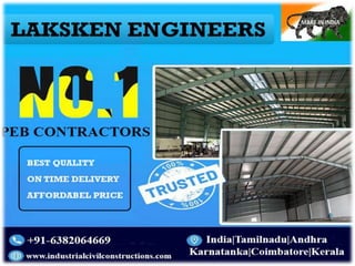 PEB Shed Contractors-in-Chennai-Tamil Nadu-Coimbatore-Madurai-Trichy-Erode-Vellore-Tada Sri City