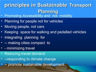Sustainable transportation for smart cities | PPT