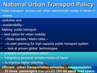 Sustainable transportation for smart cities | PPT
