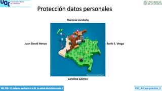 Mapa Carla Euraúsquin Bayona
Protección datos personales
Marcela Londoño
Juan David Henao Boris E. Vesga
Carolina Gómez
 