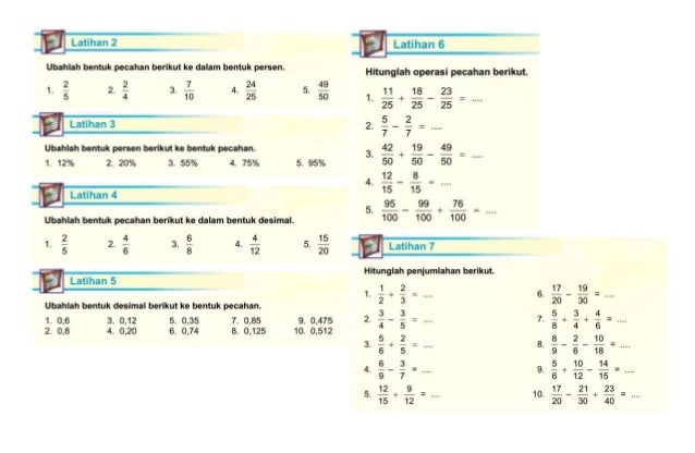Soal Pecahan kls 5 Soal Pecahan kls 5
