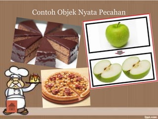 Contoh Objek Nyata Pecahan
 