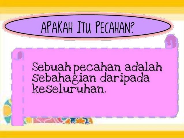 Pecahan tahun 3