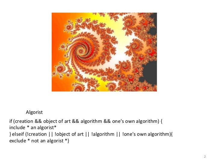 Algorithmic art