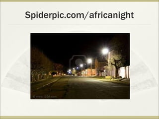 Spiderpic.com/africanight 