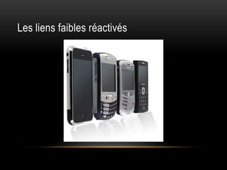 Les liens faibles réactivés
 
