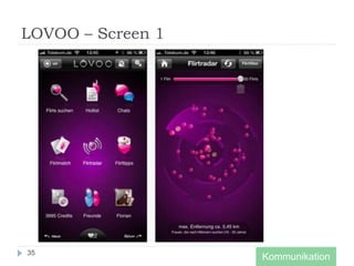 LOVOO – Screen 1
35
Kommunikation
 