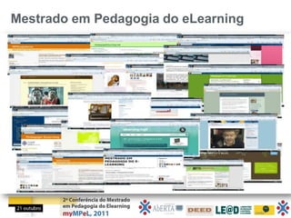 Mestrado em Pedagogia do eLearning
 