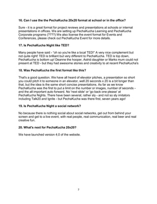 Pecha kucha 20x20 | DOCX