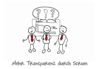 M h T d h SMehr Transparenz durch Scrum
 