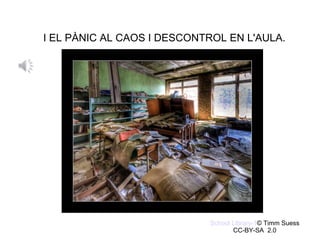 I EL PÀNIC AL CAOS I DESCONTROL EN L'AULA.
School Library-1© Timm Suess
CC-BY-SA 2.0
 