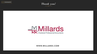 Thank you!
10.18 #PARISNORTH
WWW.MILLARDS.COM
 