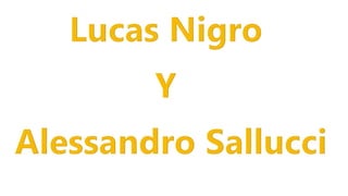 Pechakucha nigro y salucci