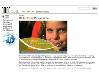 Counselling in IB school - Pecha Kucha