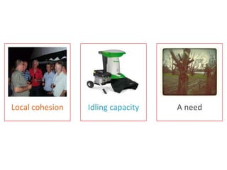Local cohesion
Idling capacity
A need