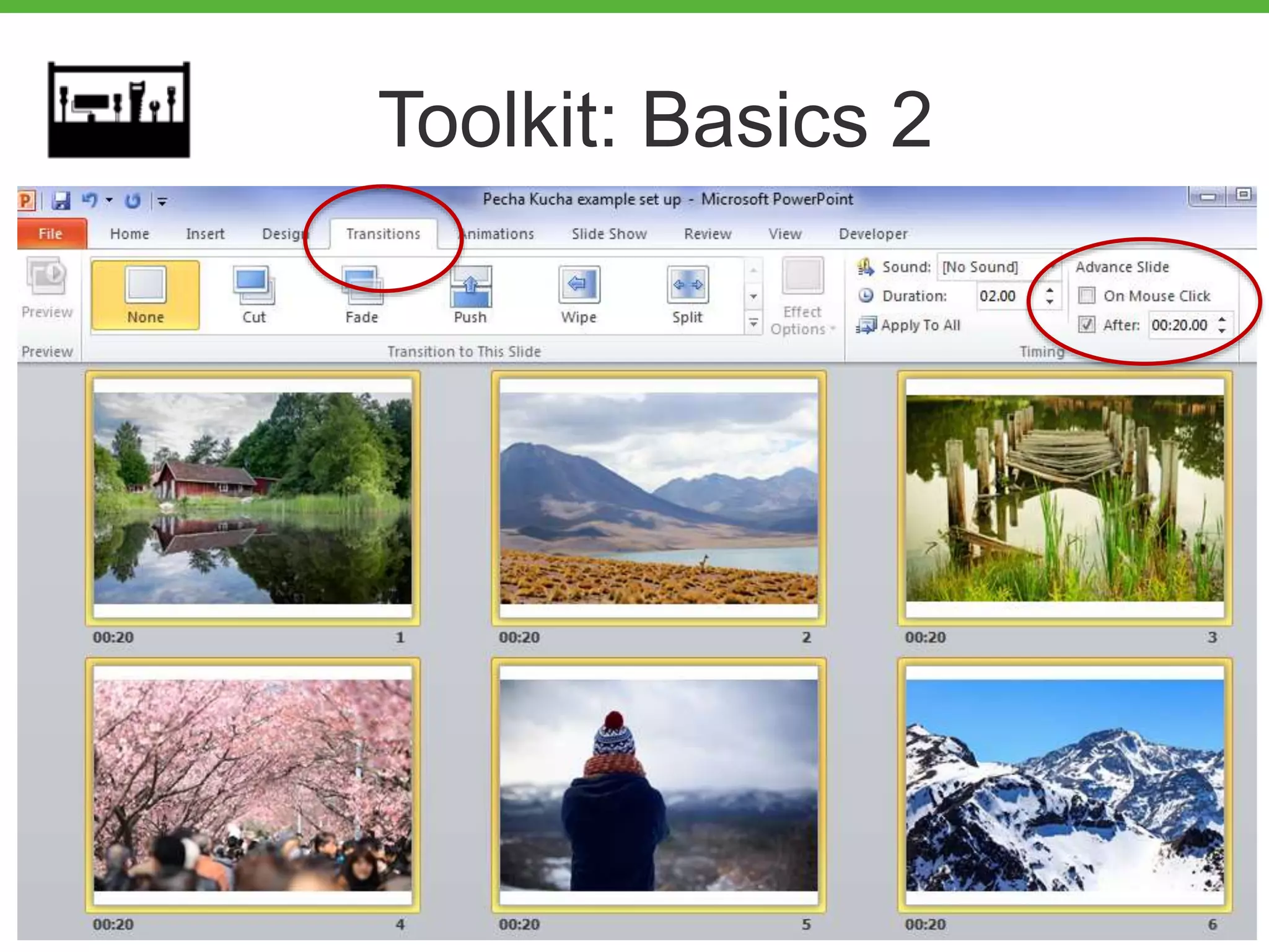 Toolkit: Basics 2
 