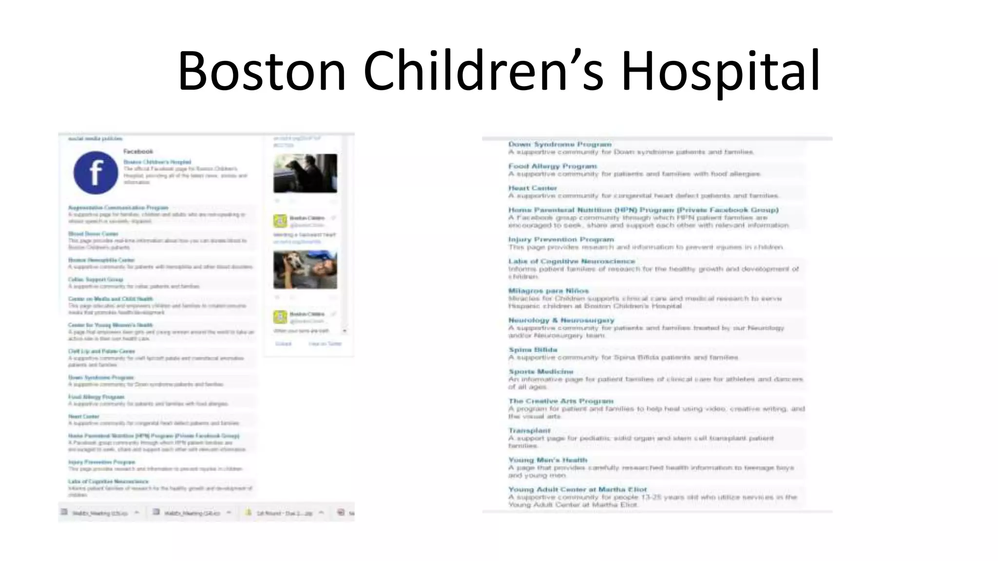 Boston Children’s Hospital
.
• .
.
• .
 