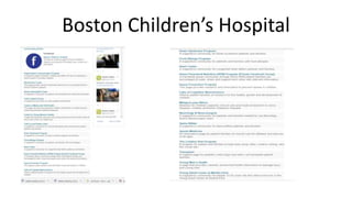 Boston Children’s Hospital
.
• .
.
• .
 